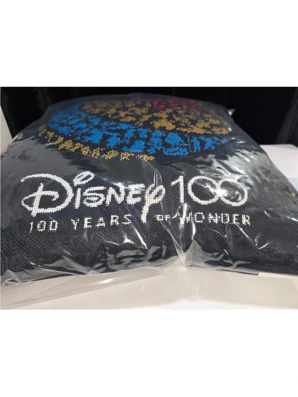 Disney 100 Years of Wonder Pixar Ball Black Pillow “20x20” QVC Exclusive Sealed